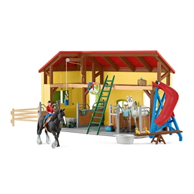 Afbeelding van Schleich 42485 Horse stable, 10.5 x 49 34.5 cm