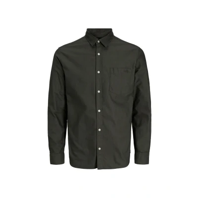 Afbeelding van R.D.D. ROYAL DENIM DIVISION Overhemd &#039;RDDLesner&#039; donkergroen