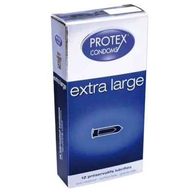 Afbeelding van Protex Extra grote Préservatifs AVEC Hygiënische Boite de 12