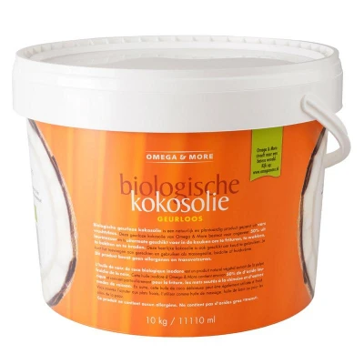 Afbeelding van Omega&amp;more Kokosolie Geurloos Bio, 10k gram