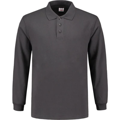 Afbeelding van Tricorp Polosweater Casual Donkergrijs Maat 4XL