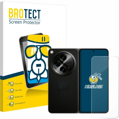 Afbeelding van BROTECT Screenprotector voor OnePlus Open (case friendly) Folie Beschermfolie Beschermglas transparant
