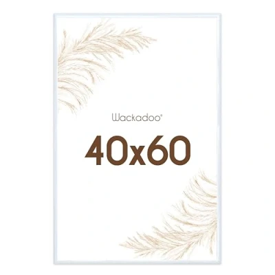 Afbeelding van Wackadoo fotolijst 40 x 60 cm, wit, fotowand, met glasplaat, kunststof