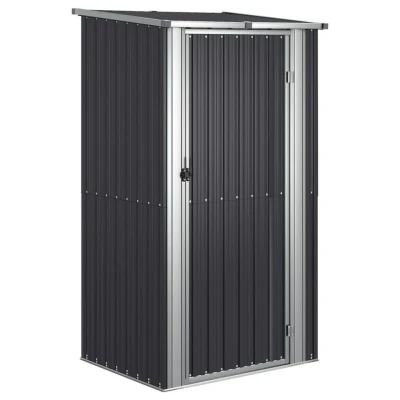 Afbeelding van vidaXL Tuinschuur 118,5x97x209,5 cm gegalvaniseerd staal antraciet