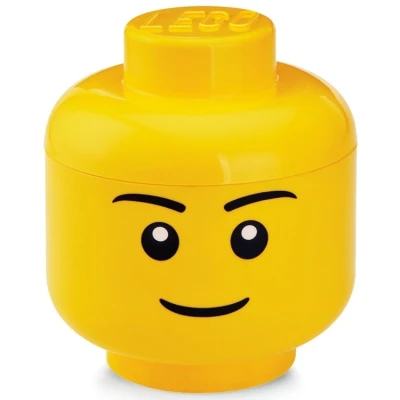 Afbeelding van LEGO® Opbergbox Hoofd Boy ø 24 x 27.1 cm