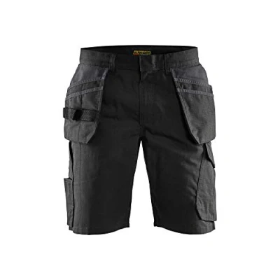 Afbeelding van Blaklader Service short met spijkerzakken 1494 1330 Zwart/Donkergrijs C60