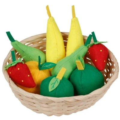 Afbeelding van Goki fruitmandje met fruit 10 delig