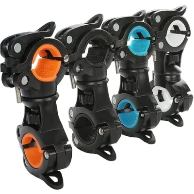 Afbeelding van 4 stuks rolstoelstokken, praktische 360 draaibare clip, krukhouder voor rolstoel, accessoires elektrische scooters