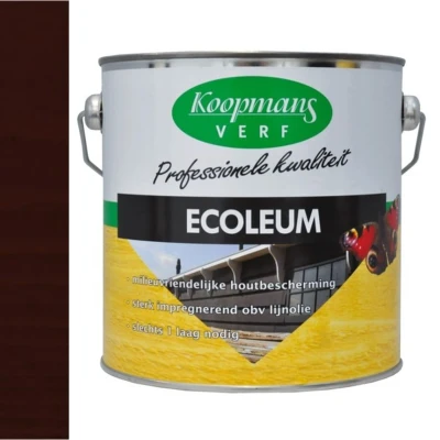 Afbeelding van Koopmans Ecoleum 2,5 ltr 225 zwartbruin Buitengevel &amp; Tuin