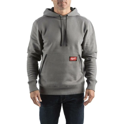 Afbeelding van Milwaukee WH MW GR L Work hoodie midweight grijs maat 4932493123