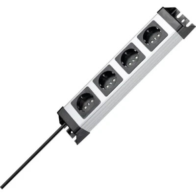 Afbeelding van Kopp 226120010 Stekkerdoos Grijs, Zwart Randaarde stekker 1 stuk(s)