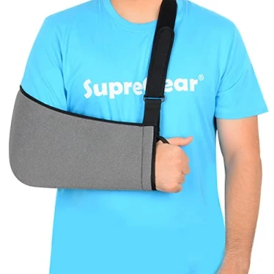 Afbeelding van supregear Arm Sling Schouder Startonderbreker, Verstelbare Lichtgewicht Rotator Manchet Ondersteuning voor Schouderblessure, Gebroken Botten Elleboog Linker/Rechter