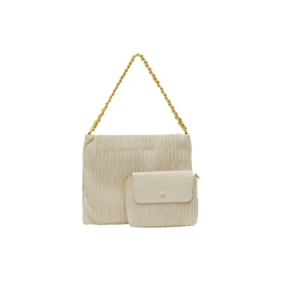 Afbeelding van faina 2IN1 SET Shopper, Dames, Maat: One Size, Light beige