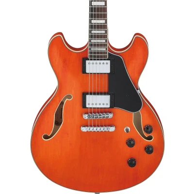 Afbeelding van Ibanez AS73 Artcore Transparent Tangerine Flat semi akoestische gitaar