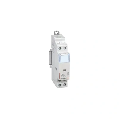 Afbeelding van Legrand relais zonder manuele bediening 2no 25a 24vac 1 module 412505