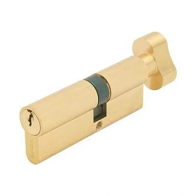 Afbeelding van Sterling ETB4555V 5 Pin Euro Thumbturn Cilinder, Messing, 45x55mm