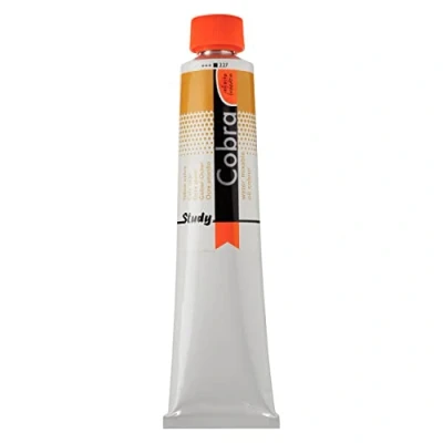 Afbeelding van Cobra Study Water Vermengbare Olieverf Tube Gele oker 227 200 ml