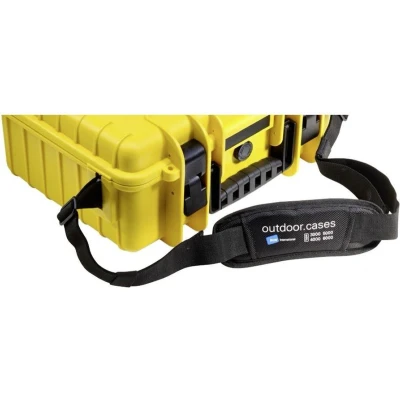 Afbeelding van B &amp; W International Draagriem Tasche Zwart CS/3000
