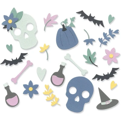 Afbeelding van Sizzix Thinlits Die Set Spooky Icons