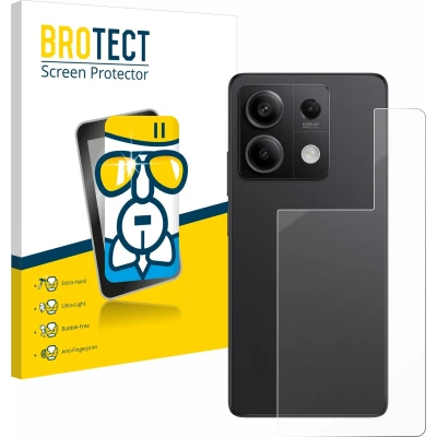 Afbeelding van BROTECT Screenprotector voor Xiaomi Redmi Note 13 Pro 5G (Achterkant) Folie Beschermfolie Beschermglas transparant