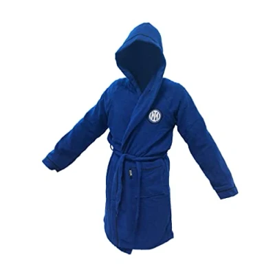 Afbeelding van Inter Hermet Accappatoio Microspugna badjas van microbadstof, blauw, 48 cm