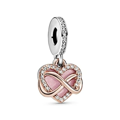 Afbeelding van Pandora Rose 788878C01 Hangbedel zilver rosekleurig Sparkling Infinity