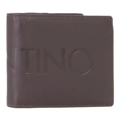 Afbeelding van VALENTINO Leren portemonnee Mason Wallet Moro donkerbruin