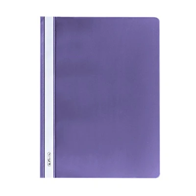 Afbeelding van Herlitz 10386951 snelhechter A4 PP met transparant voordeksel, 10 stuks, paars