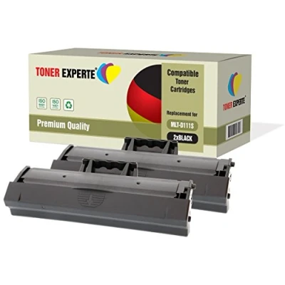 Afbeelding van 2 Pack Toner EXPERTE® Cartridges Compatibel met MLT D111S voor Samsung Xpress SL M2020, M2020W, M2021, M2021W, M2022, M2022W, M2026, M2026W, M2070, M2070W, M2070FW, M2070F, M2071W, M2078