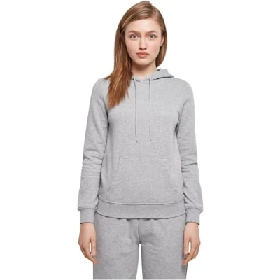 Afbeelding van Ladies Basic Hoodie met capuchon Heather Grey 4XL