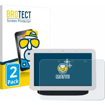 Afbeelding van BROTECT (2 Stuks) Antireflecterende Beschermfolie voor Google Nest Hub 2 Anti Glare Screen Protector, Mat, Ontspiegelend