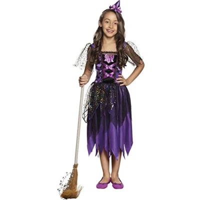 Afbeelding van Boland Kostuum Twinkle witch (7 9 jr) Kinderen Heks Halloween verkleedkleding