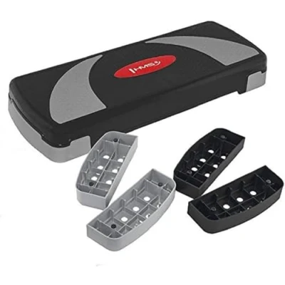 Afbeelding van HMS AS004 Aerobic Fitness Stepbank (Blauw, 3 traps, Verstelbaar)