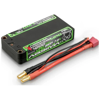Afbeelding van Absima LiPo accupack 7.6 V 4200 mAh Aantal cellen: 2 140 C Hardcase 5 mm, T stekkers