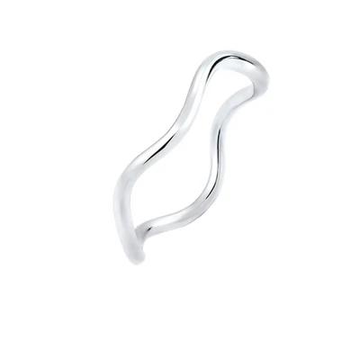 Afbeelding van Elli Ring Dames Golf Maritiem met Synthetische Opaal in 925 Sterling Zilver Verguld