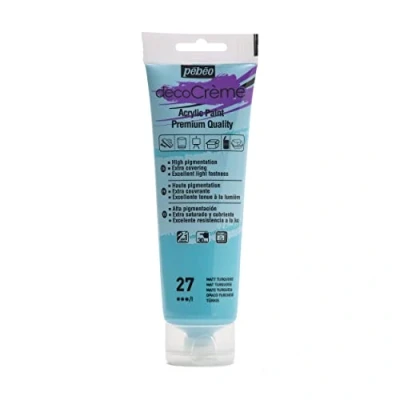 Afbeelding van Verf turquoise acryl mat 120 ml Pébéo