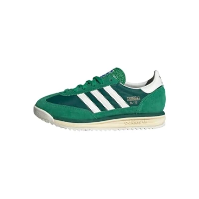 Afbeelding van adidas Originals SL 72 RS Unisex Sneakers laag voor kinderen, Maat: 36 2/3, green core white collegiate Leer en textiel