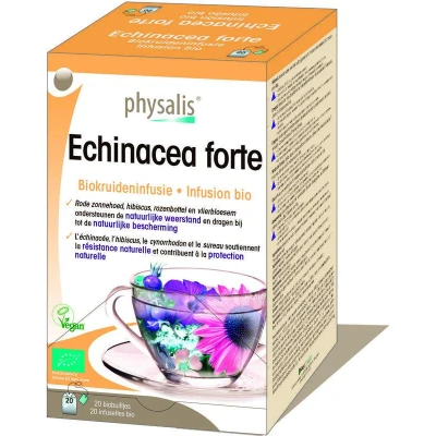 Afbeelding van Physalis Kruideninfusie Echinacea Forte Bio 20 theezakjes
