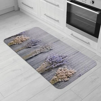 Afbeelding van Comart, Austin Keukentapijt, van bedrukt polyester, antislip, Frankrijk, 50 x 100 cm