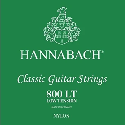 Afbeelding van Hannabach Klassieke Gitaarsnaren Series 800 Super Low Tension verzilverd E1, 8001SLT, Snaren voor gitaar (verzilverd koperdraad, lage spanning, instapklassieke gitaren)