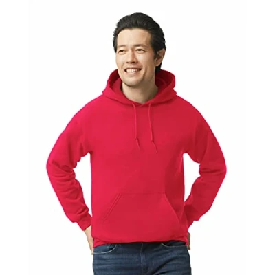 Afbeelding van Gildan Sweatshirt met capuchon voor heren, Rood, XXL