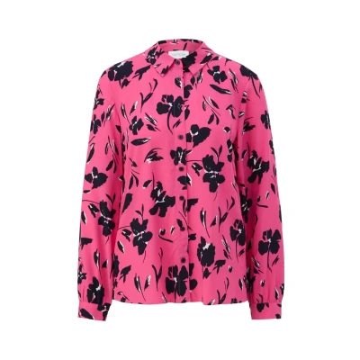 Afbeelding van comma casual identity Overhemdblouse, Dames, Maat: 34, Pink