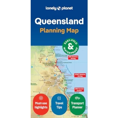 Afbeelding van Map Lonely Planet Queensland Planning