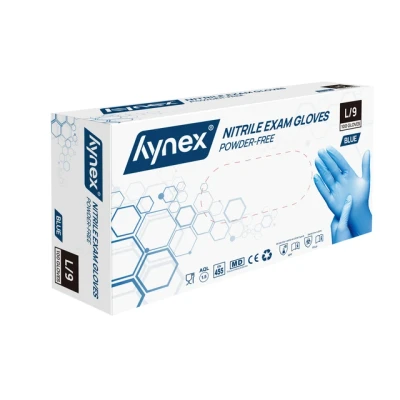 Afbeelding van Handschoen Hynex L nitril 100 stuks blauw