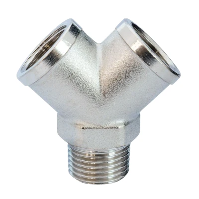 Afbeelding van Airpress y stuk 1/4&#039;&#039; buitendraad 2x binnendraad