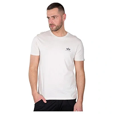 Afbeelding van Alpha Industries Small LOGO Tshirt basic, Heren, Maat: Large, Navy green