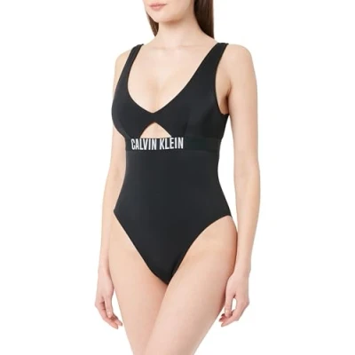 Afbeelding van CALVIN KLEIN Dames ONE PIECE FASHION FIT Andere badpakken, Zwart (Pvh Zwart), S, S