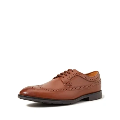 Afbeelding van Clarks heren ronnie limit brogues, Braun British Tan Leather, 42 EU