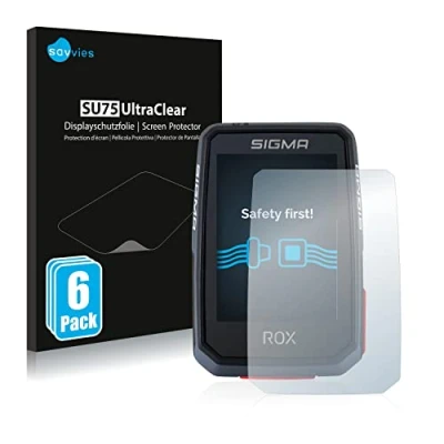 Afbeelding van Savvies (6 Stuks) Schermbeschermer voor Sigma ROX 2.0 Screen Protector Ultra Transparant