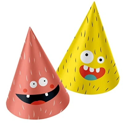 Afbeelding van Folat 68330 Hoedjes Papier Monster Bash 6 stuks